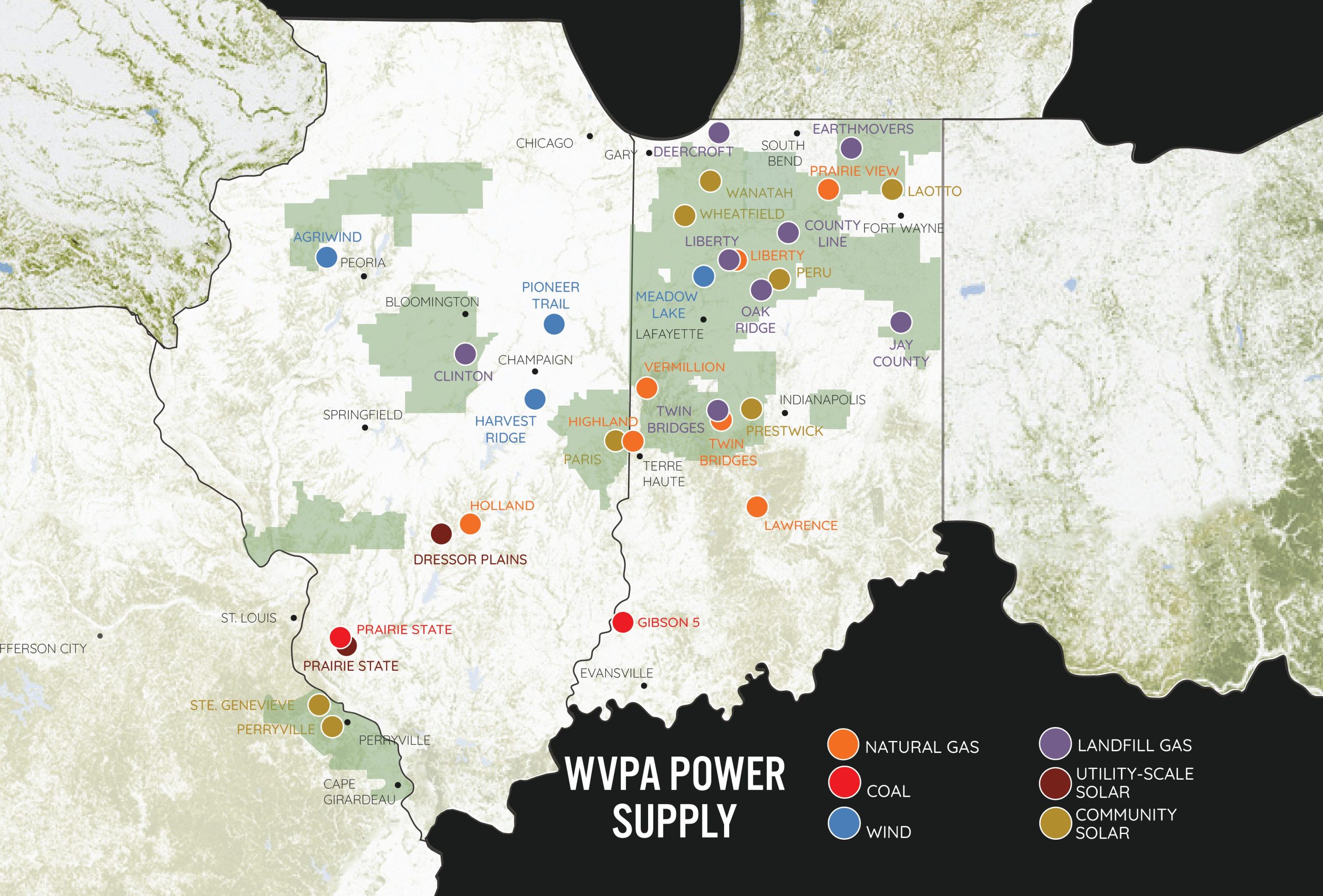 Power Supply Map